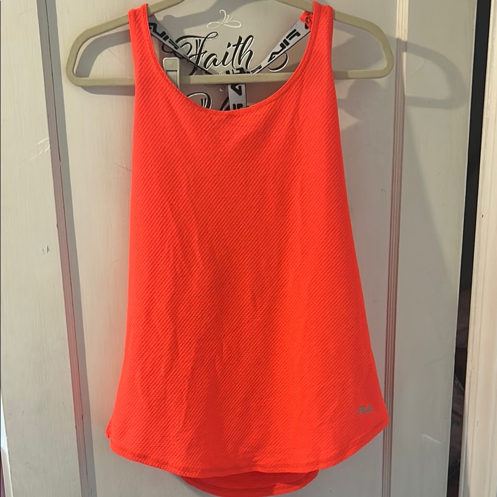 Fila Women's Orange Tank Top